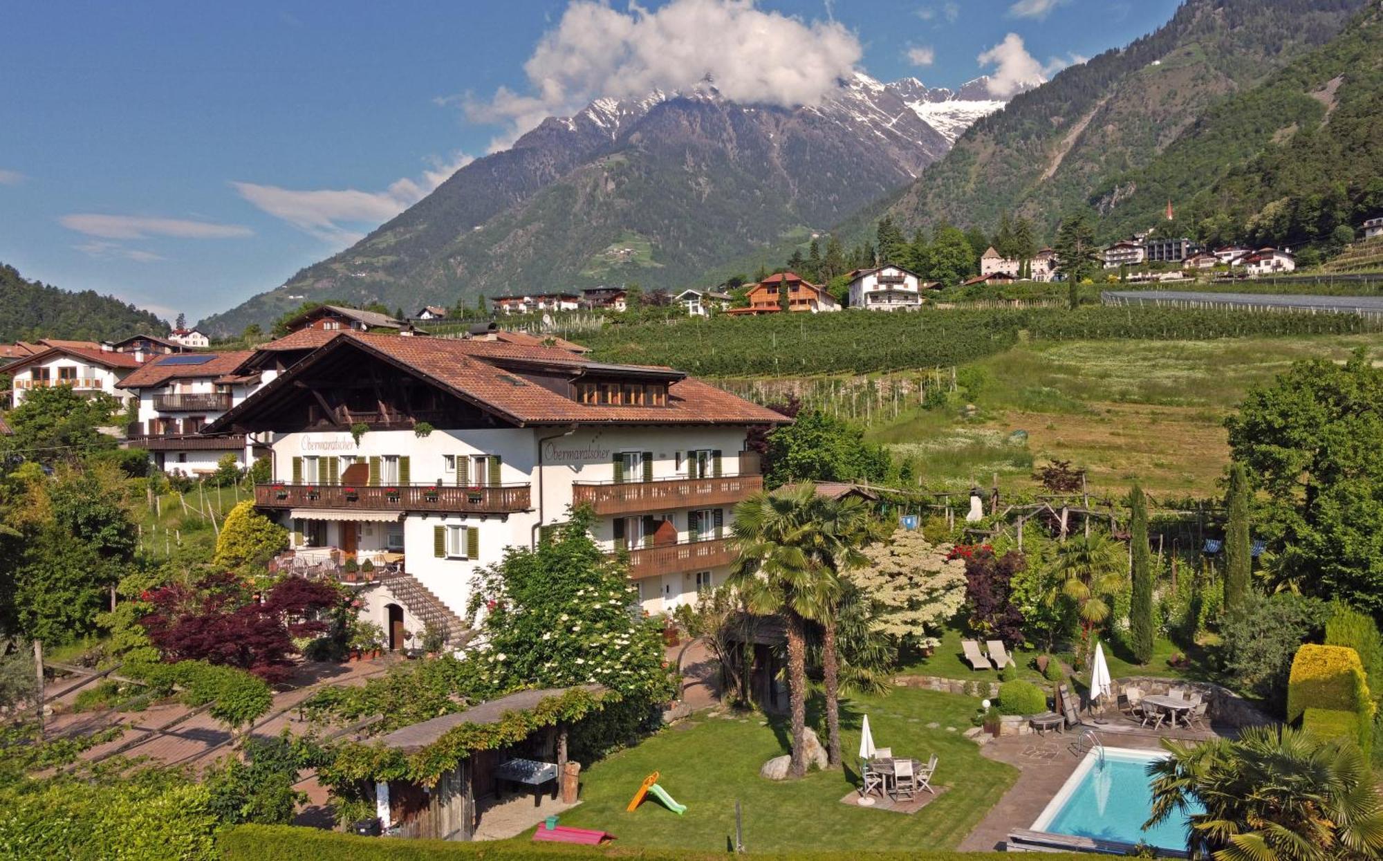 Obermaratscher Apartments Residence Lagundo Exteriér fotografie